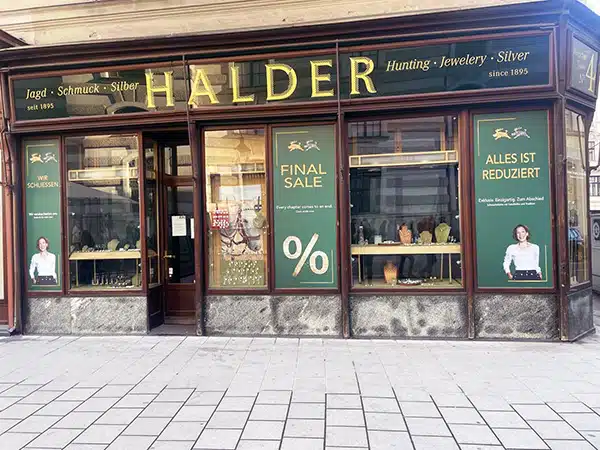 Juwelier Halder in Wien Ausverkauf mit Profi Alexander Schmidt Juwelier Halder in Wien Ausverkauf mit Profi Alexander Schmidt